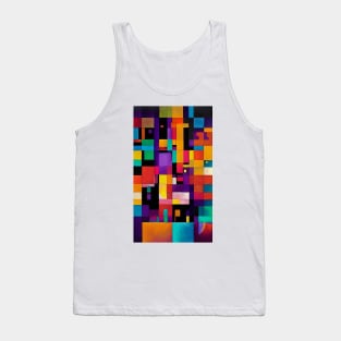 Rainbow Blocks Tank Top